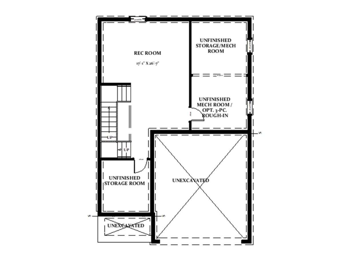 ARIA Basement Floor Plan