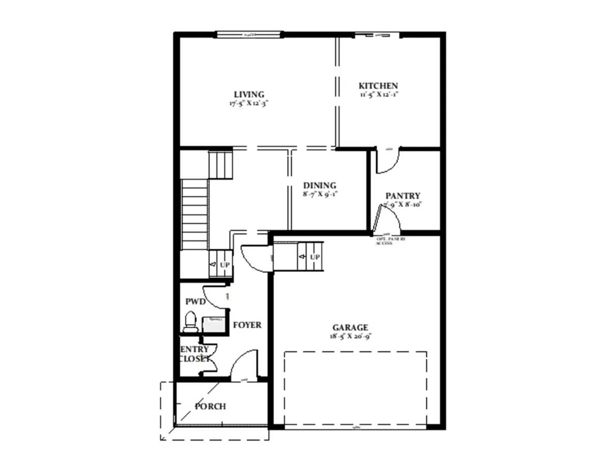 ARIA Main Floor Plan